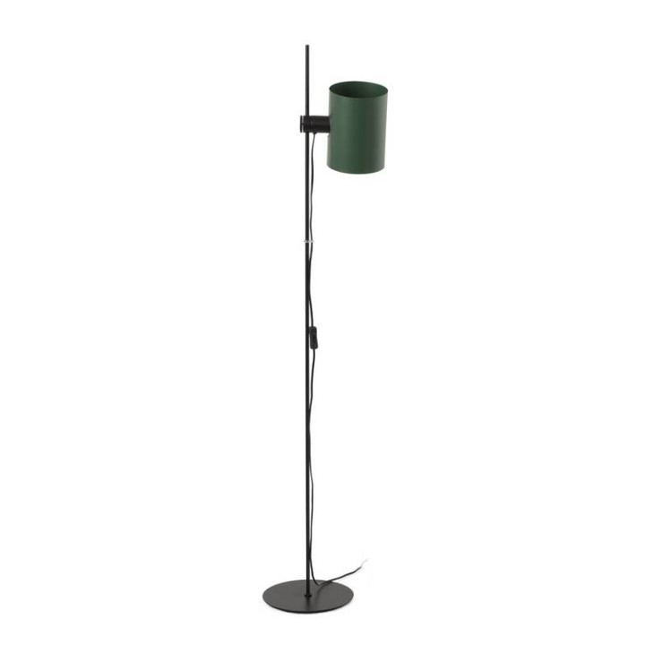 Lámparas Faro Guadalupe Pie De Salon Pantalla Verde 1Xe27 