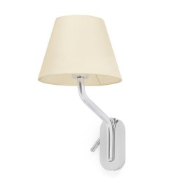 Apliques Faro Eterna Cromo E27 15W Lector Derecha Led Pa 
