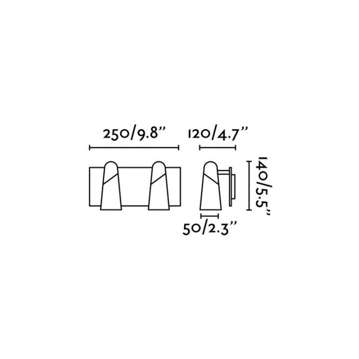 Apliques Faro Lao Blanco 2 X Led 4,5W 3000K 