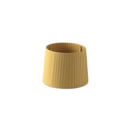 Faro Pantalla Encintada E27 Ø215*160*Ø190 Amarillo 