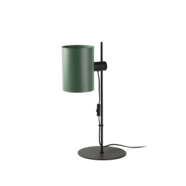 Lámparas Faro Guadalupe Sobremesa Negra Pantalla Verde 1Xe27 