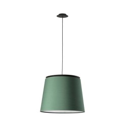 Lámpara colgante Faro Savoy Negro Pantalla Verde 