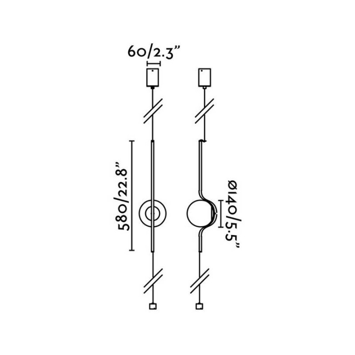 Lámparas Faro Le Vita Colgante/Pie De Salon Oro Led 6W 2700K 