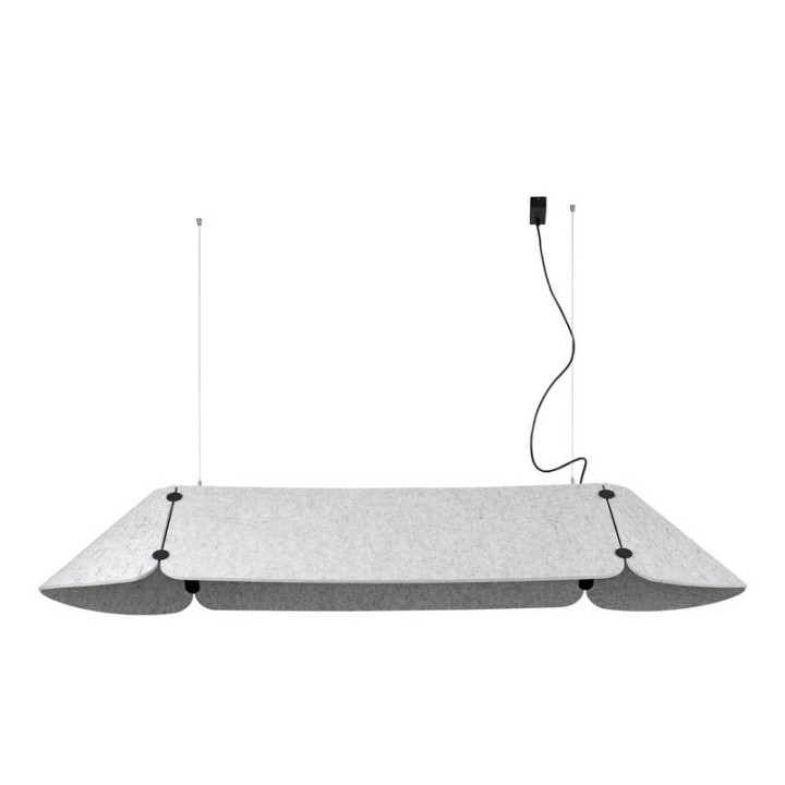 Lámpara colgante Faro Fonovia Gris 840Mm 25W 4000K 