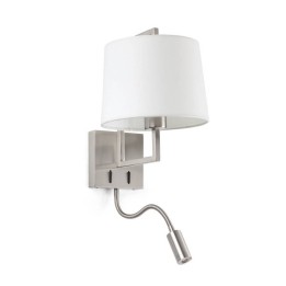 Apliques Faro Frame Con Lector Led Niquel Mate Pantalla 