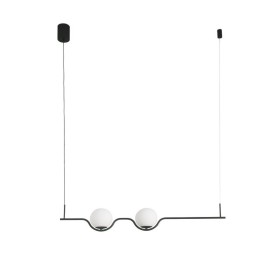 Lámpara colgante Faro Le Vita Negro Led 13W 2700K 