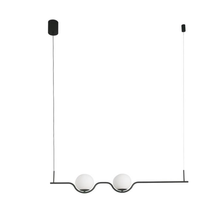 Lámpara colgante Faro Le Vita Negro Led 13W 2700K 