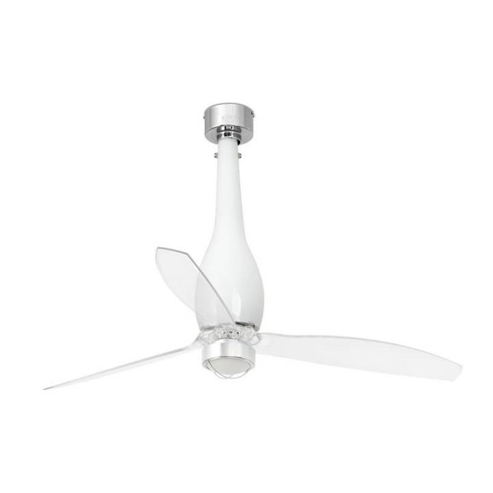 Ventiladores de Techo con luz Faro Eterfan Ø1280 Mm B/B Palas Trans 17W 3000K S/R 