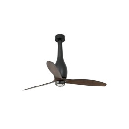 Ventiladores de Techo con luz Faro Eterfan Ø1280Mm N/M Palas Madera 17W 3000K S/R 