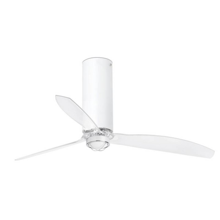 Ventiladores de Techo con luz Faro Tube Fan Ø1280Mm B/M 3 Palas 17W 3000K S/R 