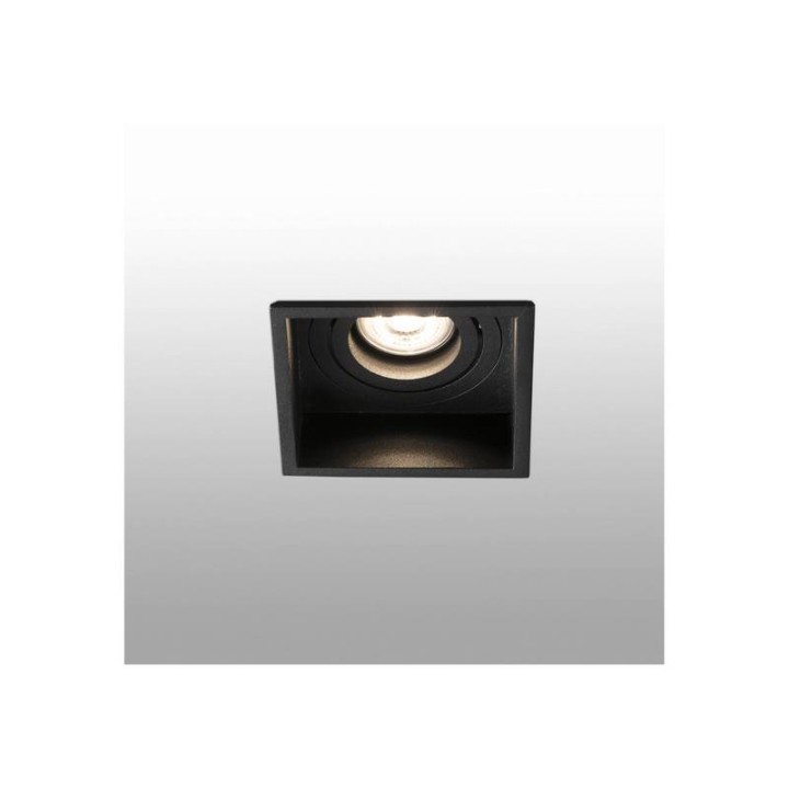 Lámparas empotrables Faro Hyde Negro Cuadrado Orientable Gu10 