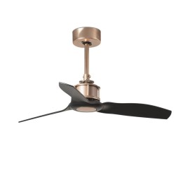Ventiladores de Techo Faro Just Fan Xs Ø810 Mm Cobre 3 Palas Negras 