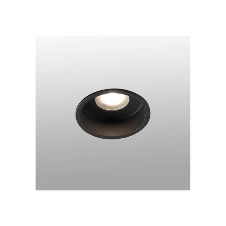 Lámparas empotrables Faro Hyde Negro Redondo Fijo Gu10 Ip44 