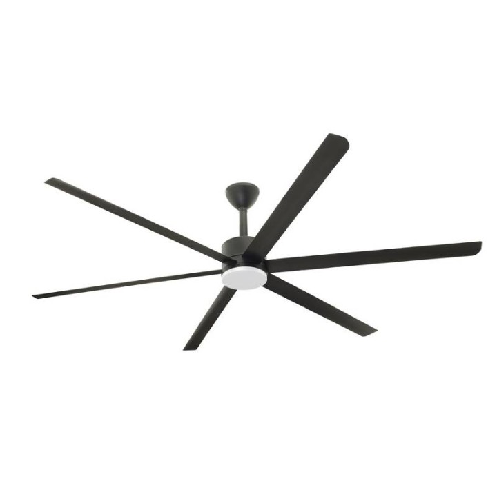 Ventiladores de Techo con luz Faro Khios Ø3050Mm Negro 6 Palas Led 30W 