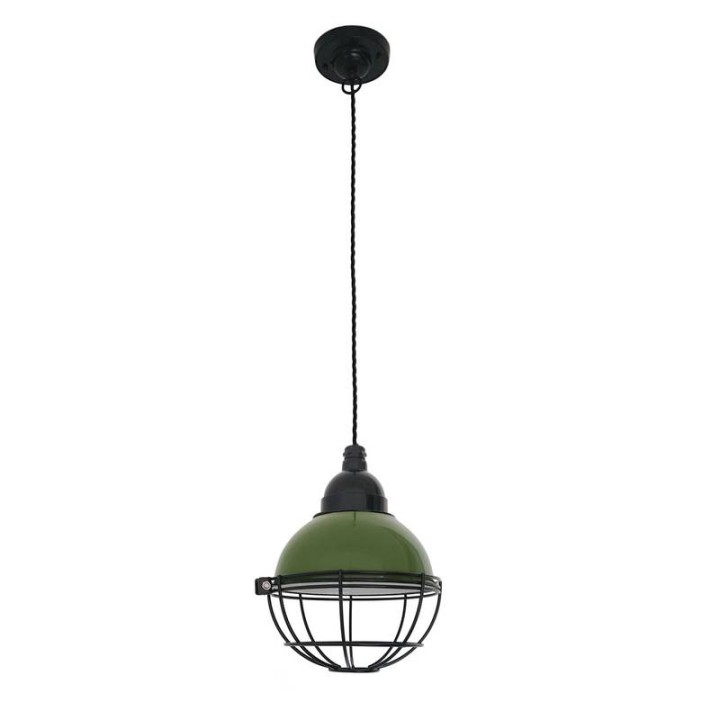 Lámpara colgante Faro Claire Verde E27 15W 