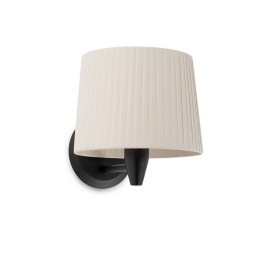 Apliques Faro Samba Apl. Negro P.Encint E27 Ø215*160*Ø190 Beige 