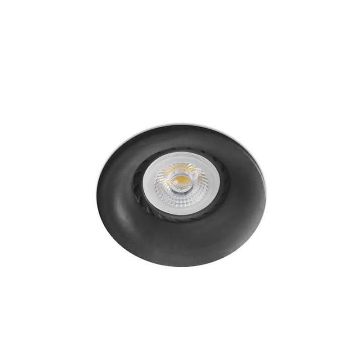 Lámparas empotrables Faro Neonredondo Negro 1Xgu10/Mr16/Led 