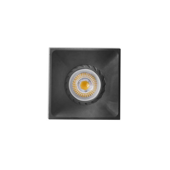 Lámparas empotrables Faro Neoncuadrado Negro 1Xgu10/Mr16/Led 