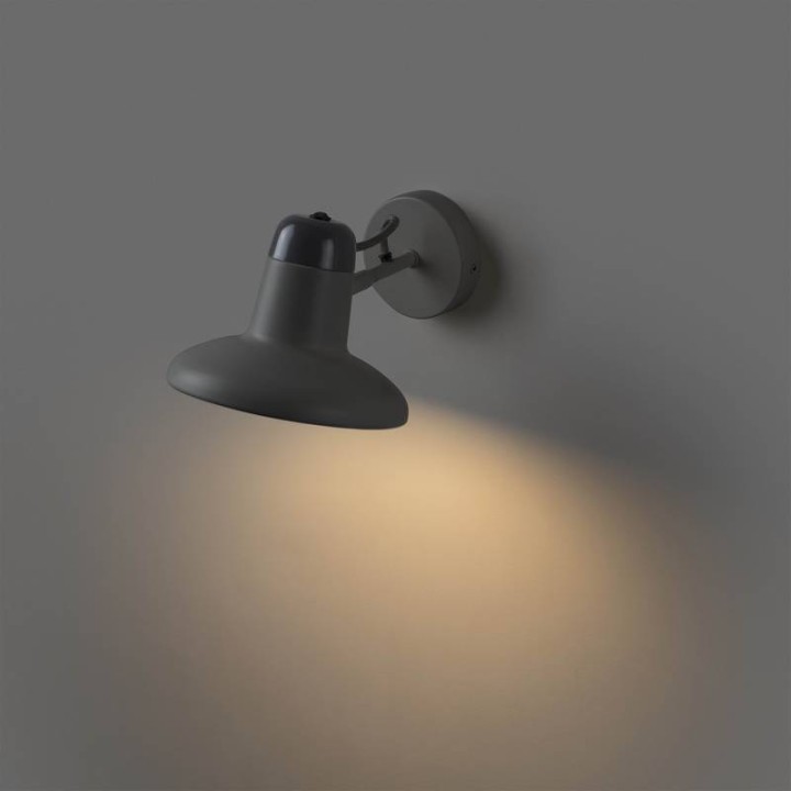 Apliques Faro Snap Gris Oscuro 1Xe27 
