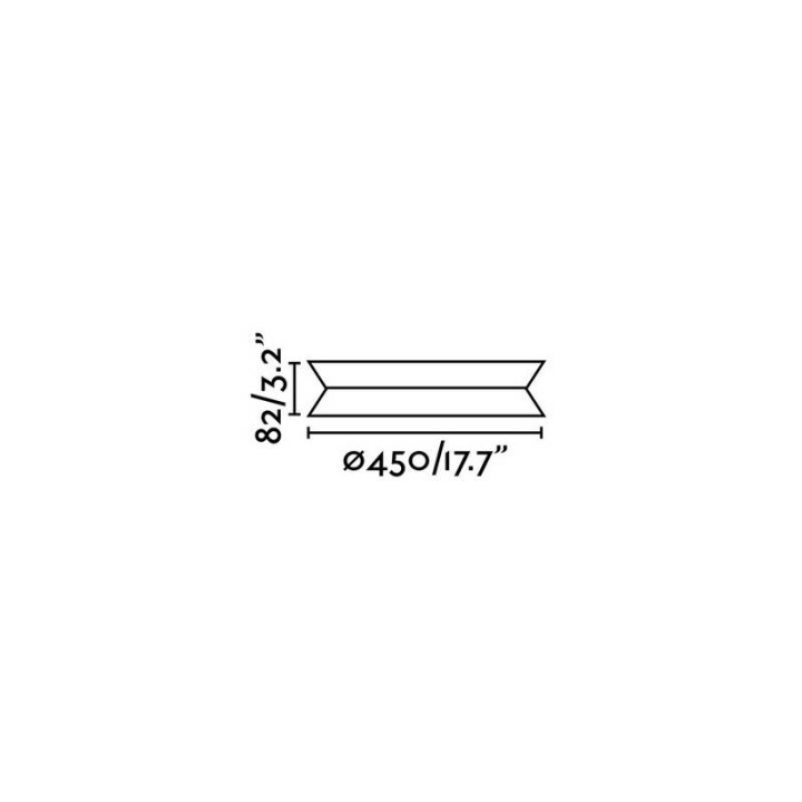 Plafones Faro Tender Blanco Led 24W 3000K 