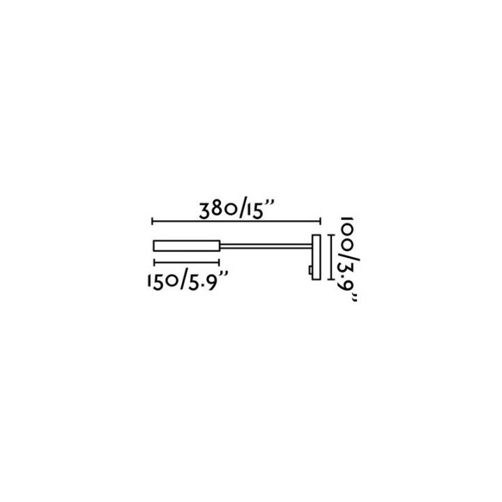 Apliques Faro Kale Lector Negro 3W 