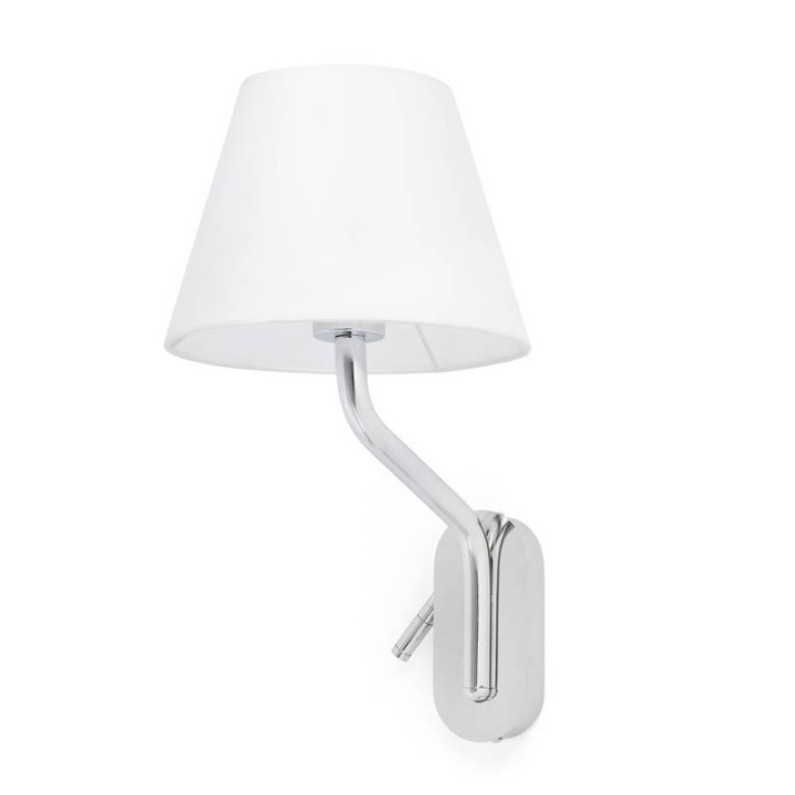 Apliques Faro Eterna Cromo E27 15W Lector Derecha Led Pa 