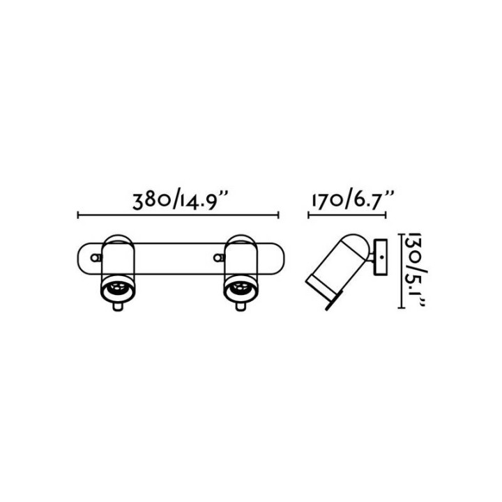Apliques Faro Orleans Cromo 2Xgu10 