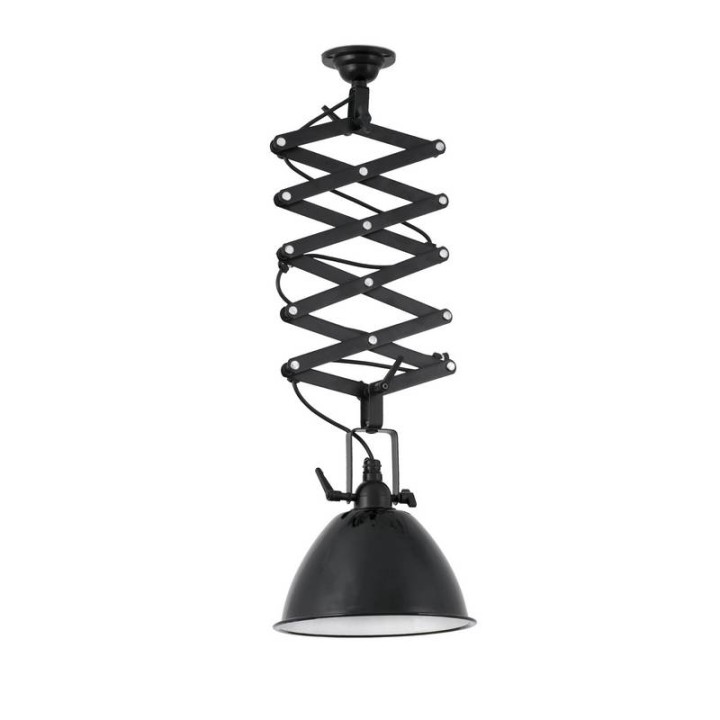 Lámpara colgante Faro Mou Negro E27 