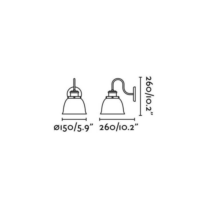 Apliques Faro Loa Negro E27 