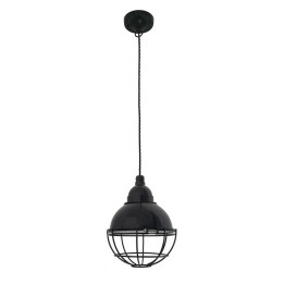 Lámpara colgante Faro Claire Negro E27 15W 