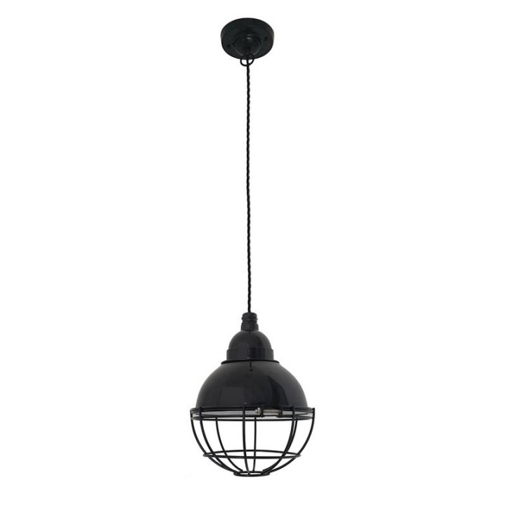Lámpara colgante Faro Claire Negro E27 15W 