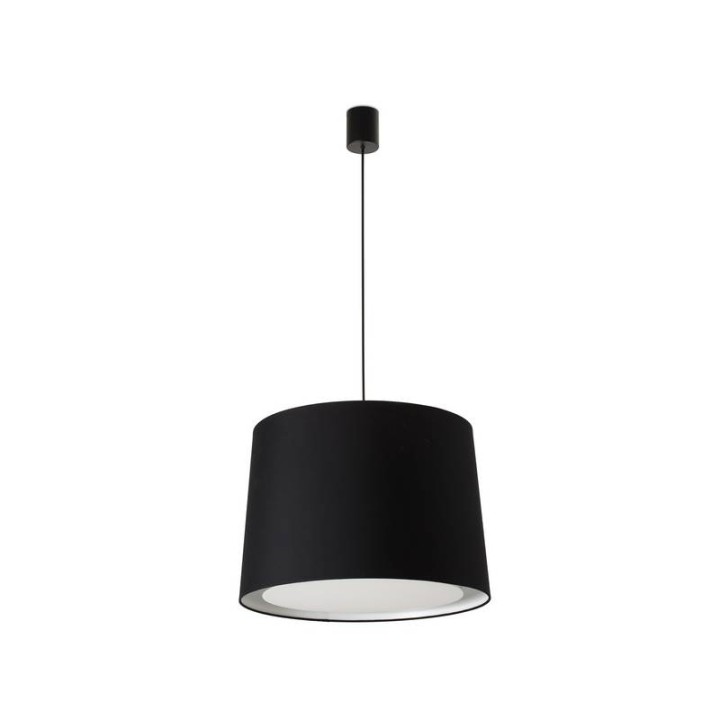 Lámpara colgante Faro Conga Simple Negro P.E27 Ø500*350*Ø450 Negra 