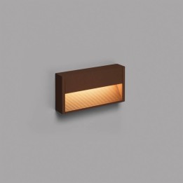 Apliques de Exterior Faro Grada-2 Marron Oxido Led 6W 3000K 