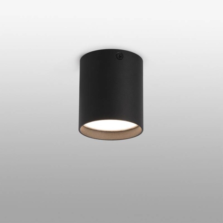 Plafones Faro Haru Negro Led 6W 3000K 