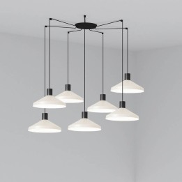 Lámpara colgante Faro Kombo Beige Ø400 1X E27 7L 