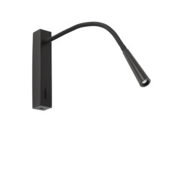 Apliques Faro Flin Lector Negro 3W 3000K 280Lm 