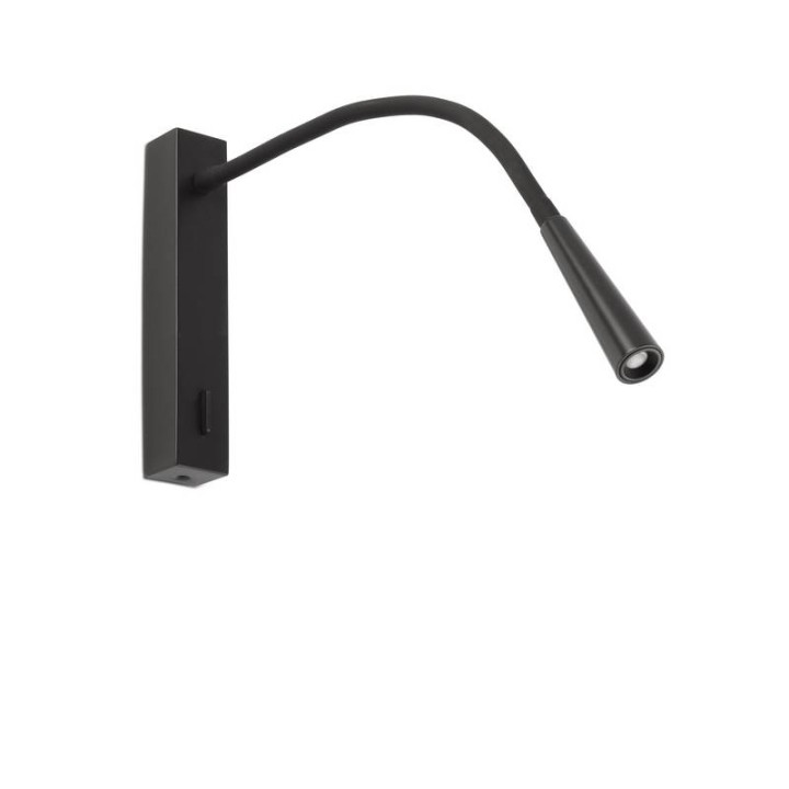 Apliques Faro Flin Lector Negro 3W 3000K 280Lm 