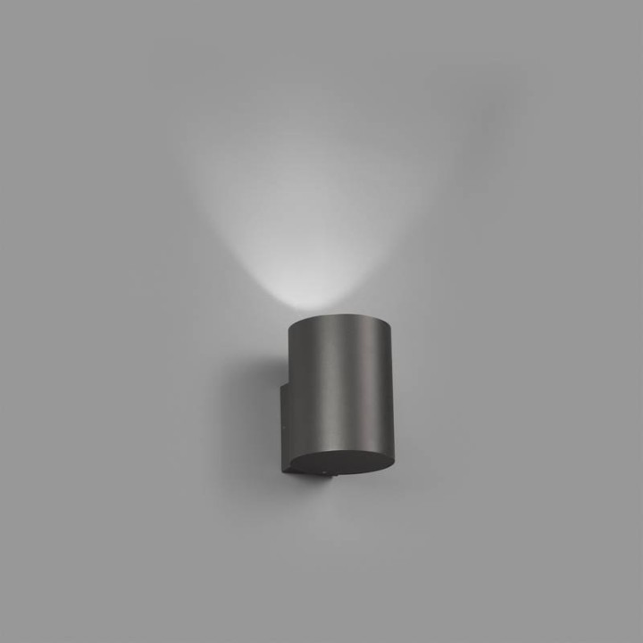 Apliques de Exterior Faro Thon-1 Gris Oscuro Led 15W 3000K 18° 