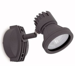 Proyector de Aluminio Iny. MINI-PROJECT para Exterior color Gris Oscuro GU10