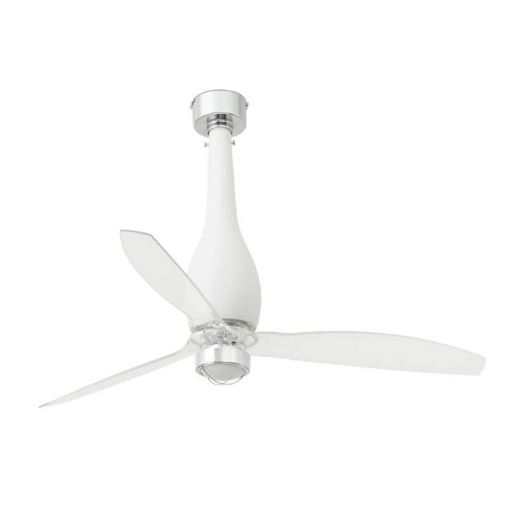 Ventiladores de Techo con luz Faro Eterfan Ø1280Mm B/M Palas Trans 17W 3000K S/R 