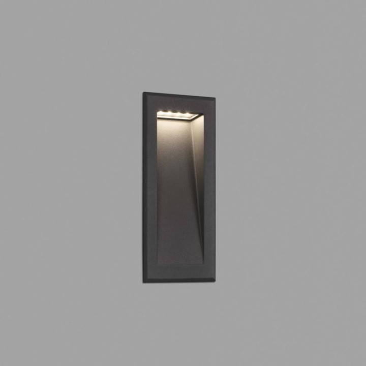 Apliques de Exterior Faro Soun-2 Empotrable Gris Oscuro Led 4.5W 3000K 
