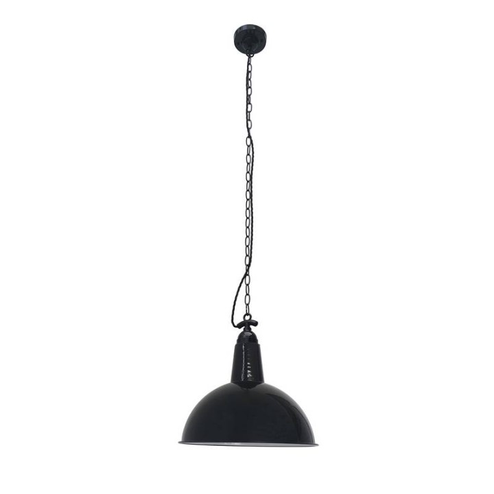 Lámpara colgante Faro Lou Negro E27 15W 