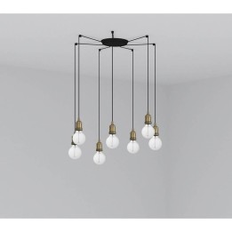 Lámpara colgante Faro Art Oro Viejo 1Xe27 60W 7L 