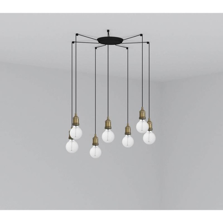 Lámpara colgante Faro Art Oro Viejo 1Xe27 60W 7L 