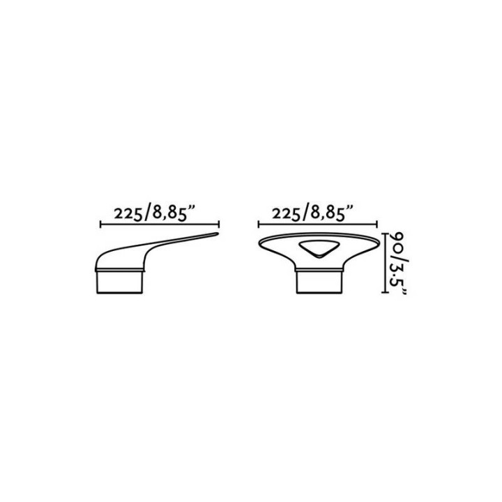 Apliques de Exterior Faro Lotus Blanco 18W 3000K 