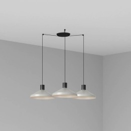 Lámpara colgante Faro Kombo Gris Ø400 1X E27 3L 