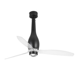 Ventiladores de Techo Faro Eterfan Ø1280 Mm Negro Mate Palas Trans 17W 3000K 