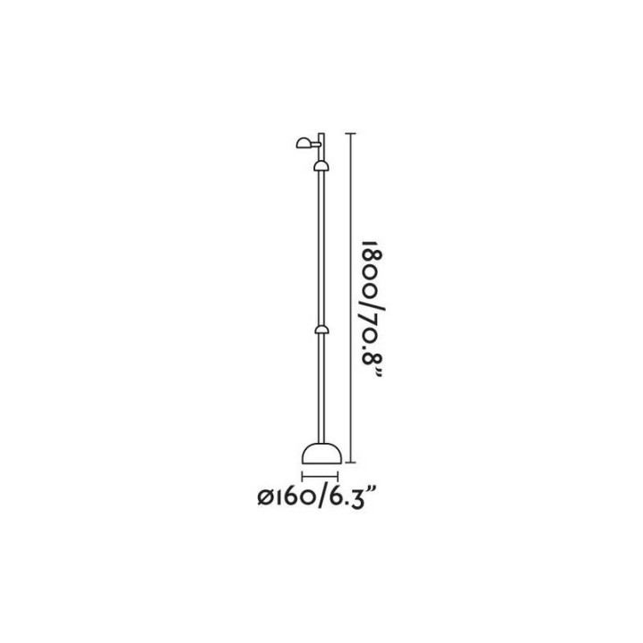 Balizas Faro Brot Portatil Negro H1800 Led 3L 30W 