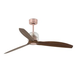 Ventiladores de Techo con luz Faro Deco Fan Ø1280 Mm Cobre 3 Palas S/R 