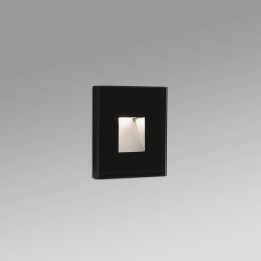 Lámparas empotrables Faro Dart-1 Negro Led 2W 2700K 